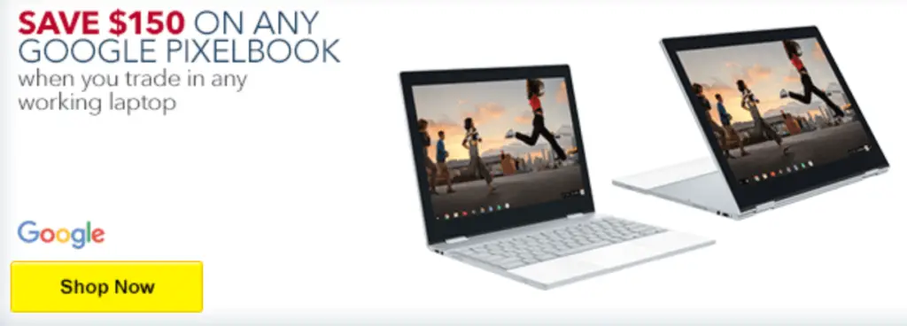 Save 0 on Pixelbook with trade
