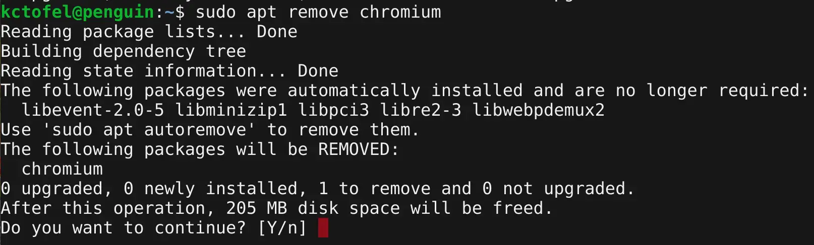 how to uninstall google chrome in linux