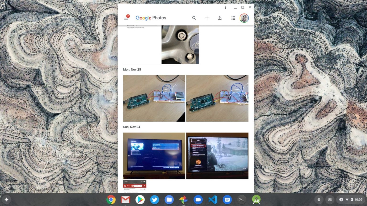 how can i send photos from my iphone to my chromebook